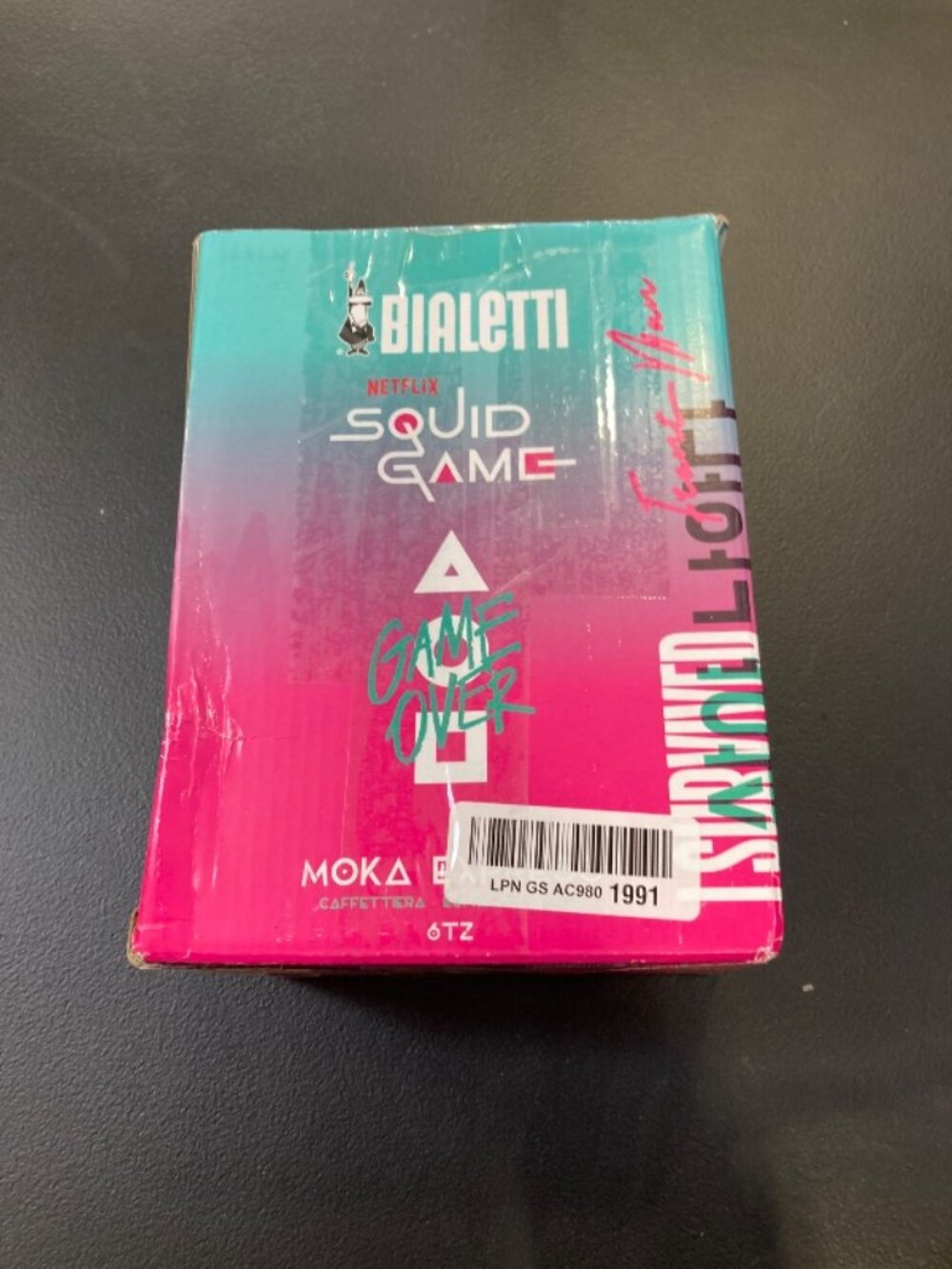 Bialetti Moka Express Squid Game©: Iconic Stovetop Espresso Maker 6 CUP - Picture 2 of 2